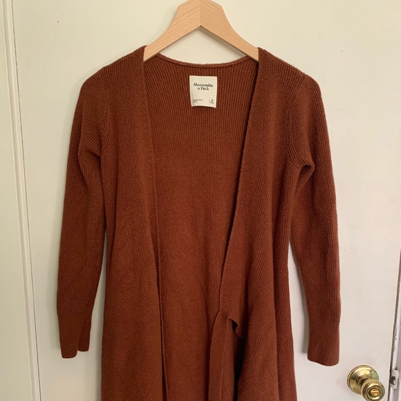 Abercrombie and Fitch Ribbed Wrap Dress Size Small - Picture 5 of 7